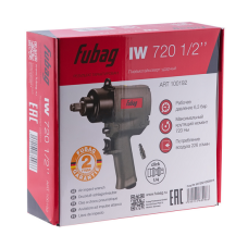 Пневмогайковерт ударный FUBAG IW720 1/2 "