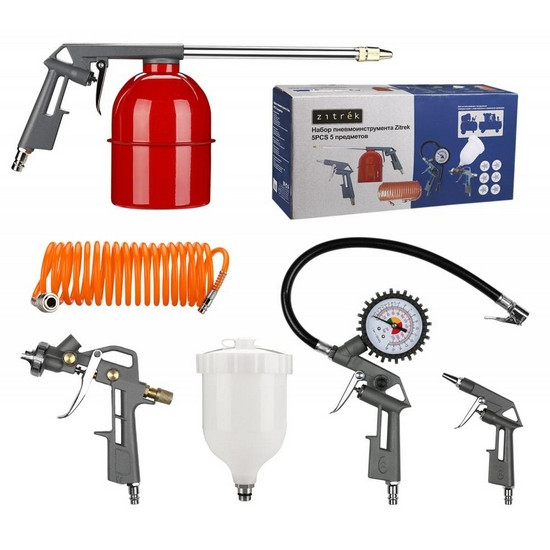 Набор пневмоинструмента Zitrek 5PCS SET 5