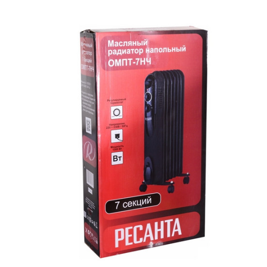 Масляный радиатор Ресанта ОМПТ-7НЧ