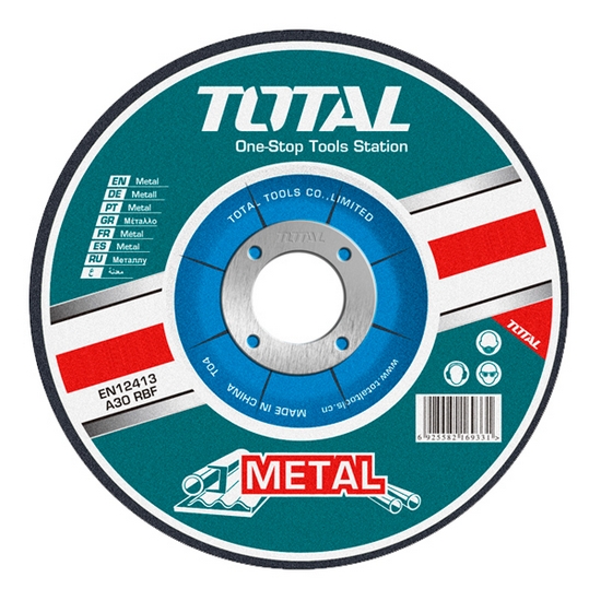 Круг отрезной 230x3,0x22,2 мм по металлу TOTAL TAC2212301HA Круг отрезной 230x3,0x22,2 мм по металлу TOTAL TAC2212301HA