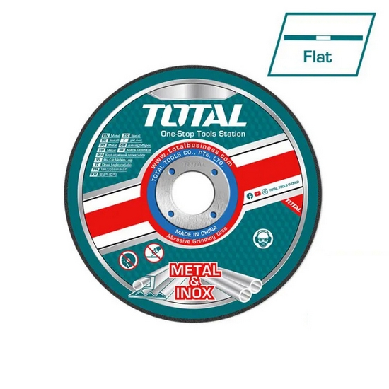 Круг отрезной 125x1,0x22,2 мм по металлу TOTAL TAC2101251 Круг отрезной 125x1,0x22,2 мм по металлу TOTAL TAC2101251