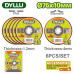 Круг отрезной 76x1,2x10мм,76x4,0x10мм по металлу DYLLU DTAC2L06 (6 шт.) Круг отрезной 76x1,2x10мм,76x4,0x10мм по металлу DYLLU DTAC2L06 (6 шт.)