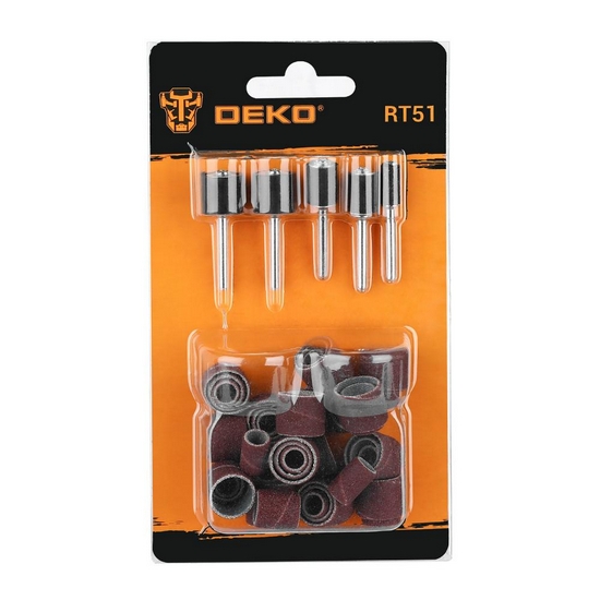 Набор шлифовальных барабанов для гравера DEKO RT51 (SET 51)