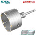 Коронка SDS-plus 90мм TOTAL TAC430901