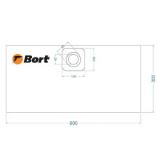 Комплект мешков пылесборных для пылесоса Bort BB-20U (5 шт)