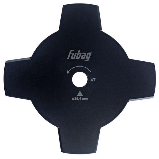 Нож для триммера 4-зубый FUBAG D 255х1,6х25,4 мм