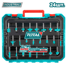 Набор фрез 8 мм TOTAL TACSR12408 (24 шт)