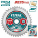 Диск пильный 235x30 мм 40 зубьев по дереву TOTAL TAC231625