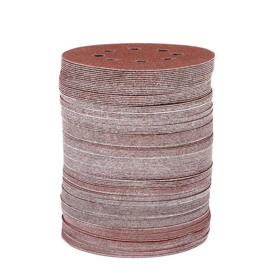 Набор шлифовальных кругов D 125 мм зерно P60, P80, P100, P120, P150, P180, P240, P320, P400, P600 DEKO SD150 (150 шт)