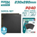 Шлифлисты 230X280 мм P240 TOTAL TAC024016 (50 шт)
