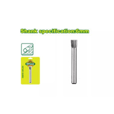 Борфреза по металлу твердосплавная, цилиндрическая 6мм DYLLU DTYE3K01