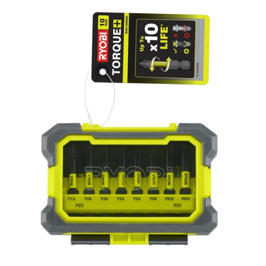 Набор бит RYOBI RAK10MSDI (10 шт.)