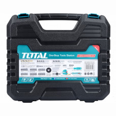 Набор оснастки и ручного инструмента TOTAL (118 предметов) THKTAC011182