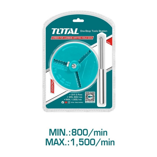 Направляющая для твердосплавных свёрл для стекла TOTAL TAC4203 Направляющая для твердосплавных свёрл для стекла TOTAL TAC4203