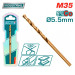 Сверло по металлу M35 HSS 5.5мм TOTAL TAC11205501