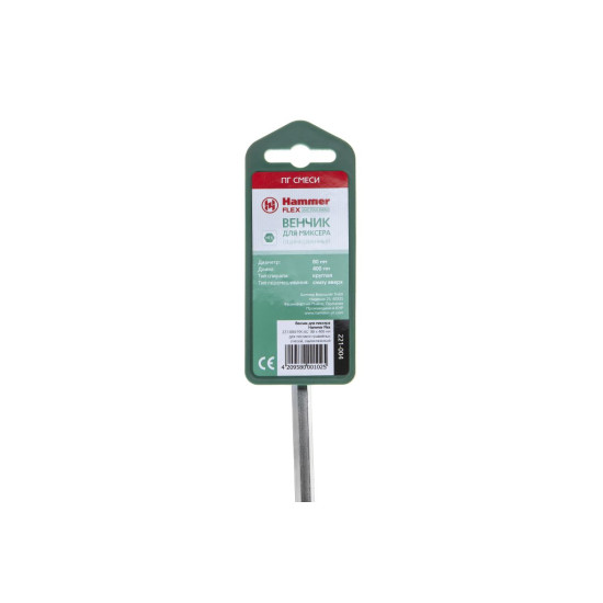 Венчик для миксера Hammer Flex 221-004 MX-AC 80 х 400 мм Венчик для миксера Hammer Flex 221-004 MX-AC 80 х 400 мм