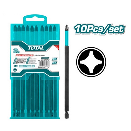 Бита ударная PH1 250 мм TOTAL TACIM16PH1103 (10 шт)