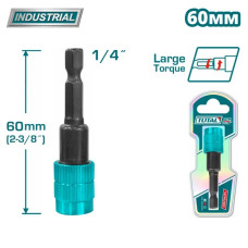 Держатель бит 60 мм TOTAL TAC462602