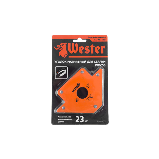 Уголок магнитный для сварки WESTER WMC50 829-003 Уголок магнитный для сварки WESTER WMC50 829-003