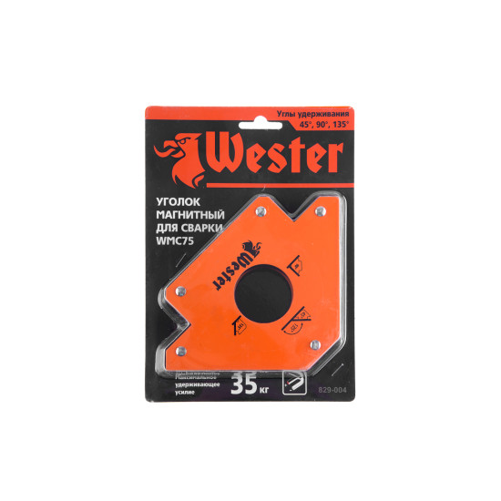 Уголок магнитный для сварки WESTER WMC75 829-004 Уголок магнитный для сварки WESTER WMC75 829-004