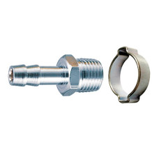 Переходник FUBAG 1/4 "M - елочка 8 мм с обжимным кольцом