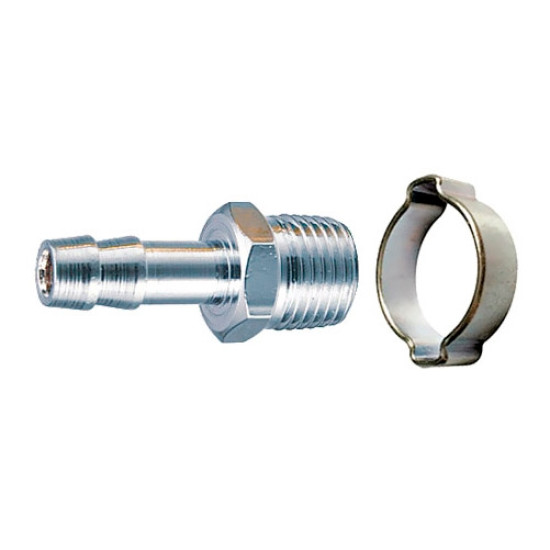Переходник FUBAG 1/4 "M - елочка 6 мм с обжимным кольцом