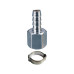 Переходник FUBAG 1/4 "F - елочка 6 мм с обжимным кольцом Переходник FUBAG 1/4 "F - елочка 6 мм с обжимным кольцом