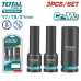 Набор ударных головок 1/2 " TOTAL THKISD12042L