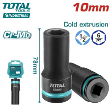 Торцевая головка удлиненная ударная 1/2 " 10 мм TOTAL THDIS12102L