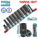 Набор ударных головок 3/8 " TOTAL THKISD38106L (10 шт) Набор ударных головок 3/8 " TOTAL THKISD38106L (10 шт)