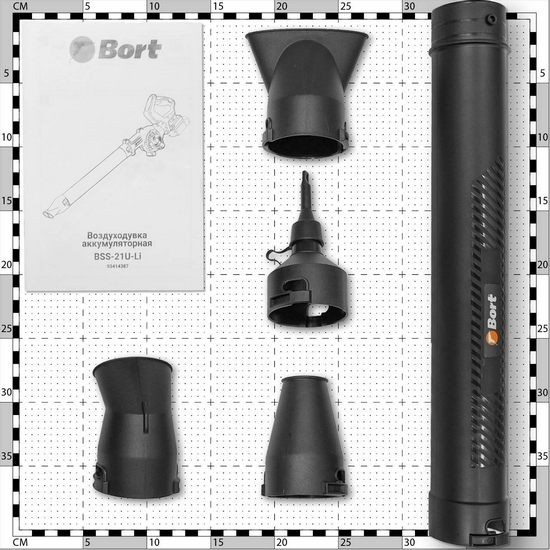 Воздуходувка аккумуляторная Bort BSS-21U-Li