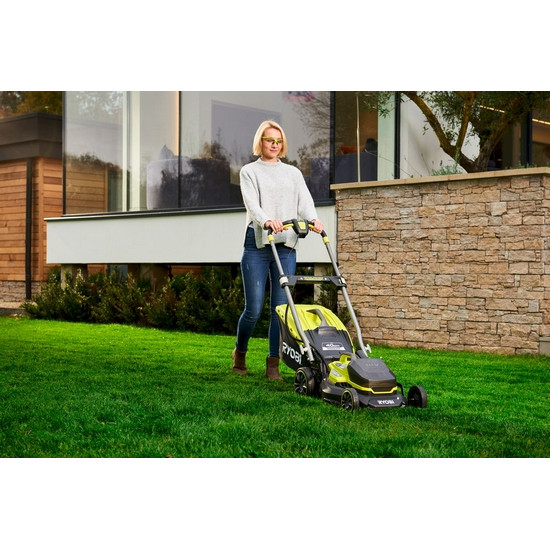 ONE + / Газонокосилка RYOBI RY18LMX40A-0 (без батареи) ONE + / Газонокосилка RYOBI RY18LMX40A-0 (без батареи)