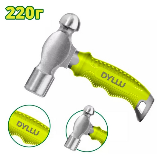 Молоток с шаровым бойком 0,22 кг DYLLU DTHM53D8 Молоток с шаровым бойком 0,22 кг DYLLU DTHM53D8