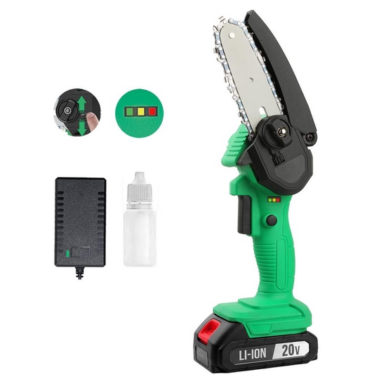 Пила цепная аккумуляторная ZITREK GreenSaw 20 082-1853 Пила цепная аккумуляторная ZITREK GreenSaw 20 082-1853