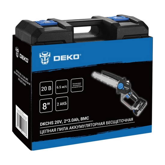 Пила циркулярная DEKO DKCHS 20V (кейс) 085-2011 Пила циркулярная DEKO DKCHS 20V (кейс) 085-2011