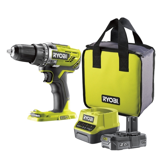 ONE + / Дрель-шуруповерт RYOBI R18DD3-120S
