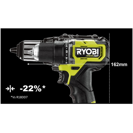 ONE + / Дрель-шуруповерт RYOBI HP RDD18C-0 (без батареи)