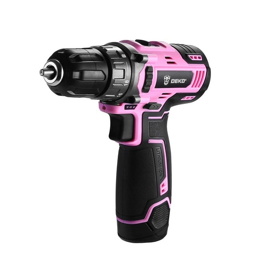 Дрель-шуруповерт аккумуляторная DEKO GCD12DU3 PINK SET2 Дрель-шуруповерт аккумуляторная DEKO GCD12DU3 PINK SET2