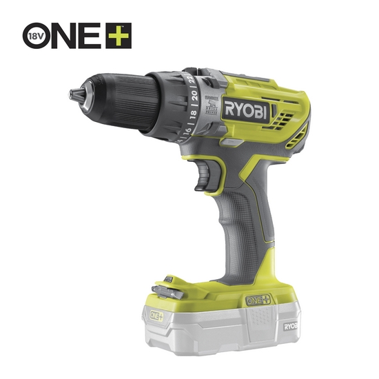 ONE + / Ударная дрель-шуруповерт RYOBI R18PD3-0 (без батареи) ONE + / Ударная дрель-шуруповерт RYOBI R18PD3-0 (без батареи)