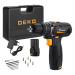 Дрель-шуруповерт ударная аккумуляторная DEKO GCD12DU3 SET4