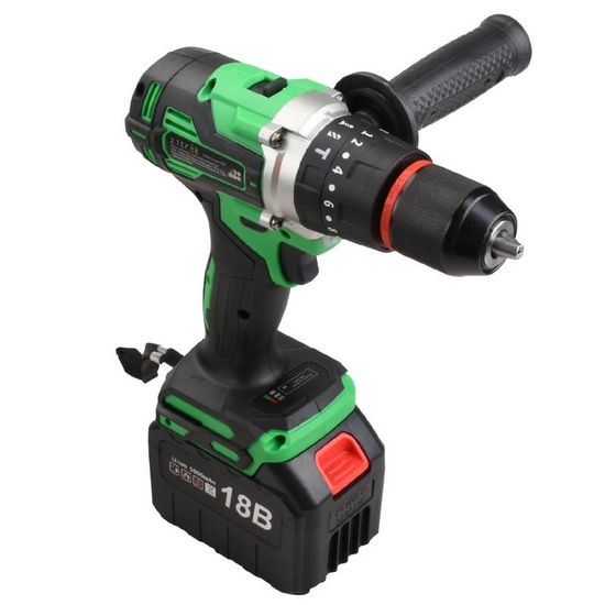 Дрель-шуруповерт ударная аккумуляторная Zitrek Green Impact 18V 063-4046