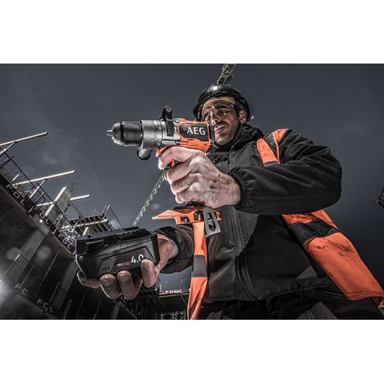 Дрель-шуруповерт ударная аккумуляторная бесщеточная AEG BSB18C3BL-X02C Дрель-шуруповерт ударная аккумуляторная бесщеточная AEG BSB18C3BL-X02C