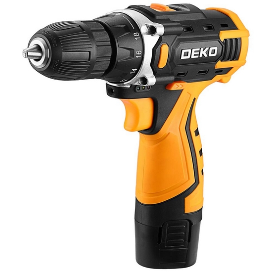 Дрель-шуруповерт аккумуляторная DEKO DKCD12V 083-1006 Дрель-шуруповерт аккумуляторная DEKO DKCD12V 083-1006