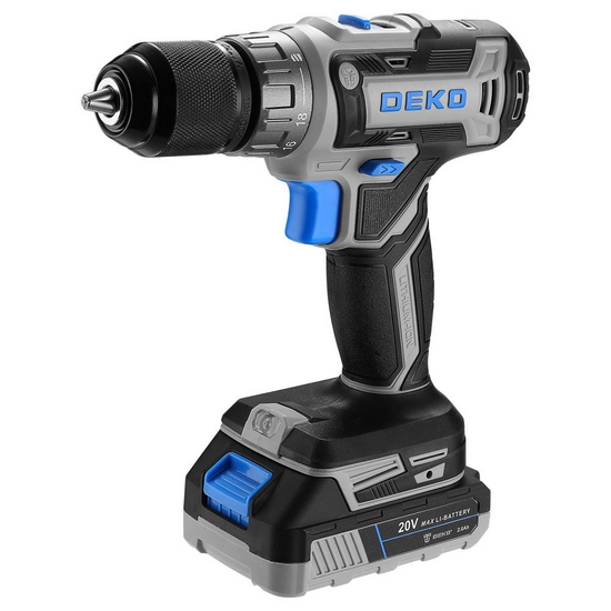Дрель-шуруповерт аккумуляторная DEKO DKCD20V PRO 080-1001
