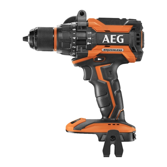 Дрель-шуруповерт аккумуляторная AEG BSB18BL LI-602C