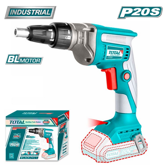 Шуруповерт по гипсокартону TOTAL TDSLI2042006