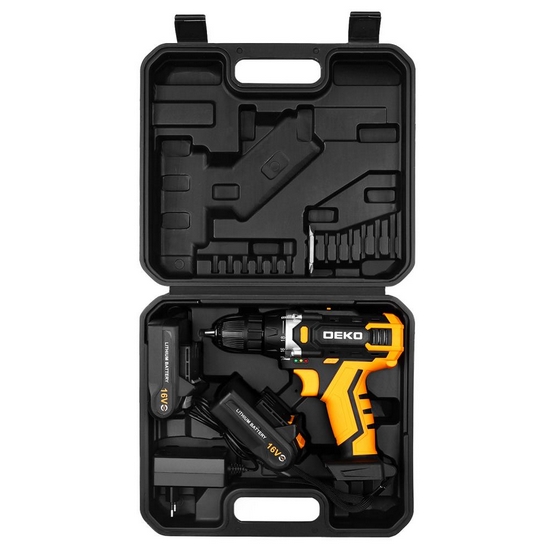 Дрель-шуруповерт аккумуляторная DEKO Sharker 16V 083-1108 Дрель-шуруповерт аккумуляторная DEKO Sharker 16V 083-1108