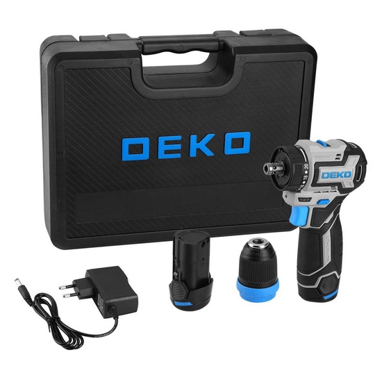 Дрель-шуруповерт аккумуляторная DEKO Loner 12V PRO 085-1122 Дрель-шуруповерт аккумуляторная DEKO Loner 12V PRO 085-1122