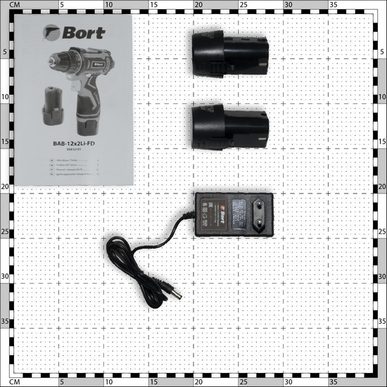 Дрель-шуруповерт аккумуляторная Bort BAB-12x2Li-FD