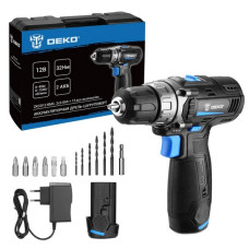 Дрель-шуруповерт аккумуляторная DEKO ZKCD12 SET6